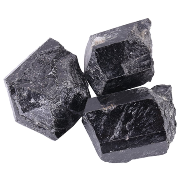 YAHHU Natural Black Tourmaline Rough Rock Healing Stone, 100g (3.5 oz) Crystal Quartz for Meditation, EMF Protection, Fish Tank & Hydroponic Plant Decor, 5-7 cm (1.96-2.75 inches)
