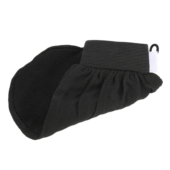 YAHHU Natural Plant Fiber Bath Exfoliating Shower Soft Glove Body Skin Cleaning Scrubber Mitt Dead Skin Remover For Adult Routine (8.5 x 5.1 in / 21.5 x 13 cm)