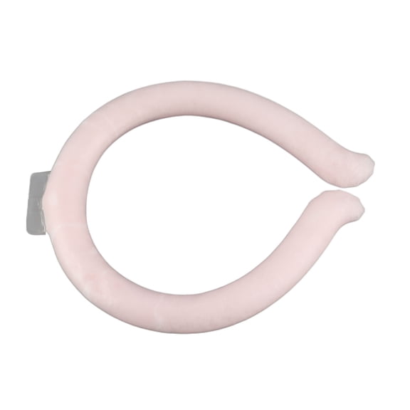 YAHHU Neck Cooling Tube Reusable Hands Free Wearable Cooler Wraps For Summer Office 18 Freeze Point Pink S Size Refreshing Relief Dual Units 6.3 inches / 16 cm TPU PCM Material Stay Cool Anytime
