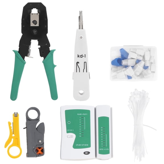 YAHHU Network Wiring Tool Set Cable Detection Wire Stripping Combination YG-P107 DC9V (10.63 inches / 27.0 cm)