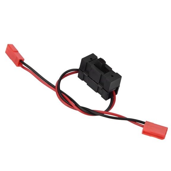 YAHHU Nitro Electric RC Car RX Receiver Switch On/Off Replacement Part with JST Connector, Compatible with HSP 1/10 and 1/8 Scale Truck Vehicle Models, Premium Plastic Material, 1.1 in / 2.8 cm