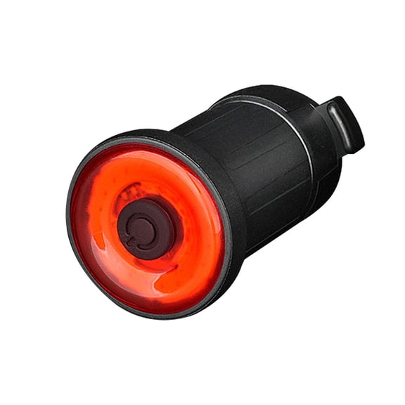 YAHHU Normal Version Bike Tail Light Rechargeable LED Rear Bicycle Light Waterproof Night Riding Safety Warning Light for Adult Bikes Black