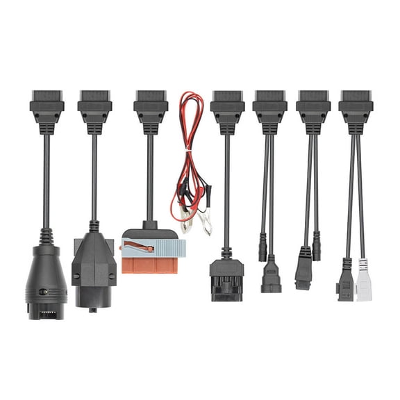 YAHHU OBD2 Diagnostic Cable Adapter Kit Compatible with Autocom ds150 Multiprog, Professional Car and Truck Heavy Duty Scanner Connector Interfacer Set for On-Board Diagnostics Vehicle Code Readers