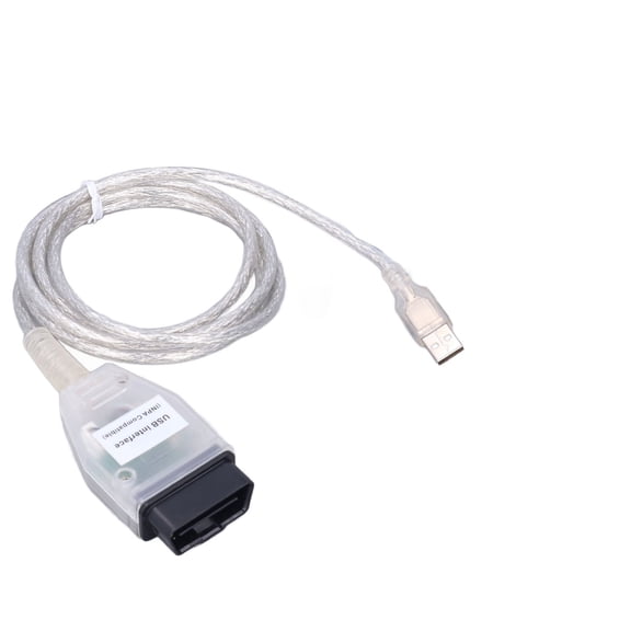 YAHHU OBD2 Diagnostic Cable FT232RL Chip 8-Pin Code Reader Automotive Diagnostic Tool K D CAN ABS Heat Resistance Replacement for 1 3 5 Series X1 X5 (Length 6.30 inches / 16.00 cm)