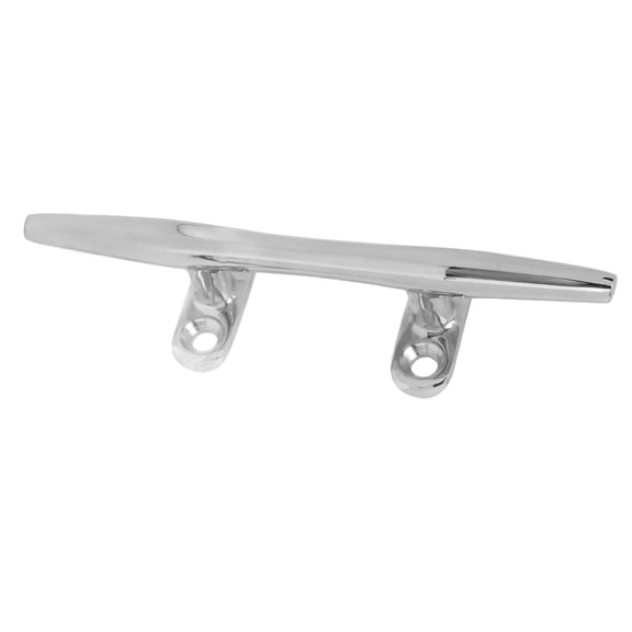YAHHU Open Base Dock Cleat 10 inches / 25.4 cm Stainless Steel 316 Marine Boat Mooring Accessories Highly Polished Hardware for Waterwheels Yacht and Kayaks