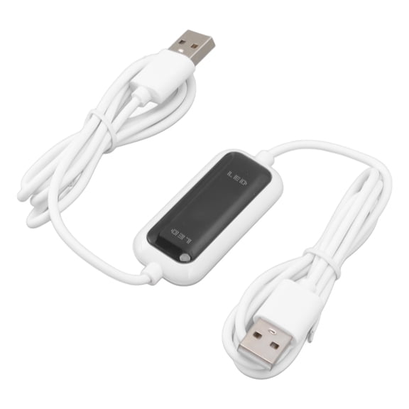 YAHHU PC to PC Data Transfer Cable Unlimited Use Shared Transfer USB 2.0 Cable Stable Performance Computer File Copier Adapter For Windows Keyboard Mouse Smart KM Link (6.3 inches / 16 cm)