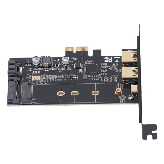 YAHHU PCI-E to USB 3.0 Expansion Card Type C Adapter M.2 SSD 5Gbps for Win 32/64 Bit