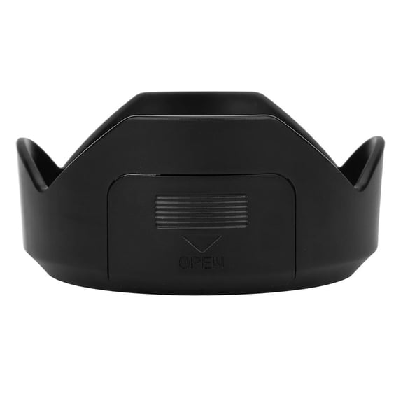 YAHHU PH-RBC Plastic Camera Lens Hood Replacement for PENTAX SMC DA 18-55mm F3.5-5.6AL WR 52mm Lens, 3.15 inches / 8 cm, Black