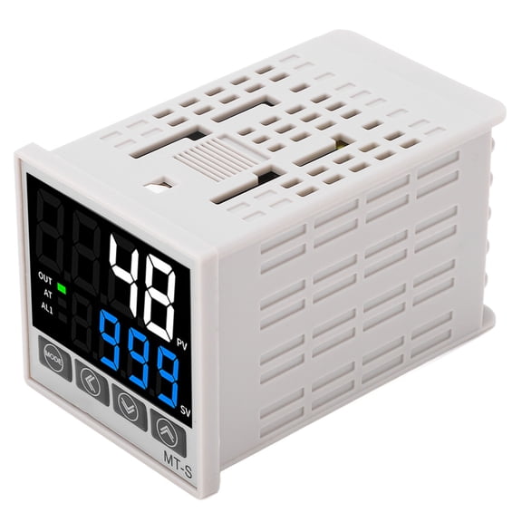 YAHHU PID Temperature Controller Kit Digital Display Automatic Thermostat AC100-240V Relay Solid State Output for Egg Incubators Farm Hatching Animals, Small 1.89x1.89 inches / 48x48mm