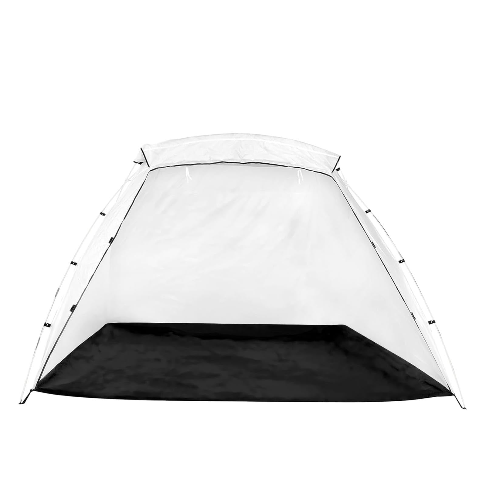 YAHHU Paint Booth Tent Built in Floor Mesh Screen Wind Proof Large Capacity Portable Spray Paint Shelter for Furniture Painting, 8.5 x 6 x 5.5 ft / 2.59 x 1.83 x 1.68 m