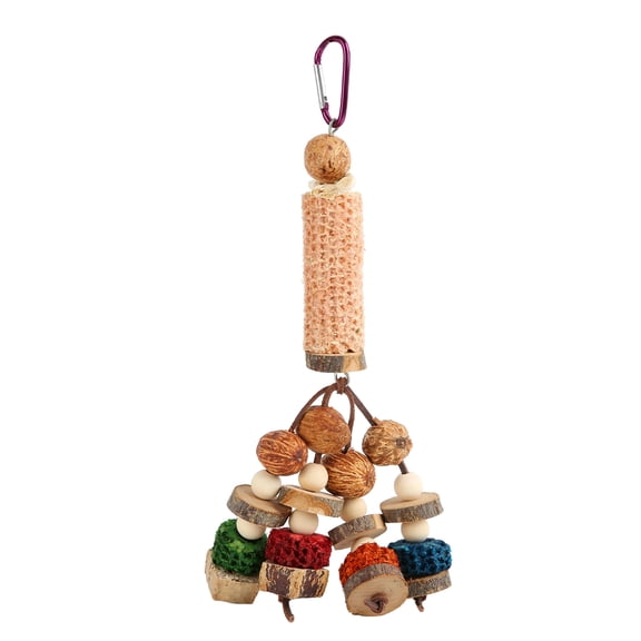 YAHHU Parrot Corn Cob Chew Toys Cuttlefish Bone Boredom Relief Chewing Toy for Parrots Cockatiels Budgerigars Carambola Model Multi-Texture Birdcage Accessories (6.69 inches / 17.0 cm length)