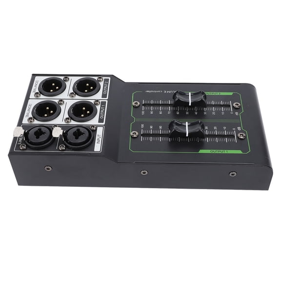 YAHHU Passive Volume Controller Sound Level Adjuster Low Noise Volumes Controller Device for Studio Recording Live Sound Mixing (9.84 inches / 25.0 cm)