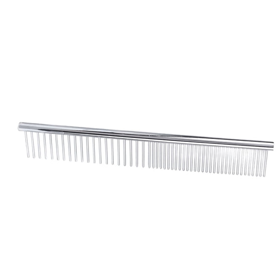 YAHHU Pet Comb Metal Rounded Ends Knots Removal Cat Dog Grooming Comb for Long Short Haired Pets Size S Professional Grooming Tool for Detangling and Deshedding Easy to Use (7.87 inches / 20 cm)