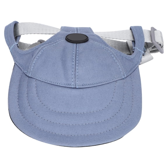 YAHHU Pet Four Seasons Sunshade Baseball Hat Adjustable Lightweight Dogs Peaked Cap Blue S