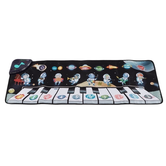 YAHHU Piano Mat Music Toy Blanket Acoustic Keyboard Playmat Music Enlightenment Foot Dance Pad for Children Toddlers Boys Girls CP5940 (37.4 x 14.17 in / 95 x 36 cm)