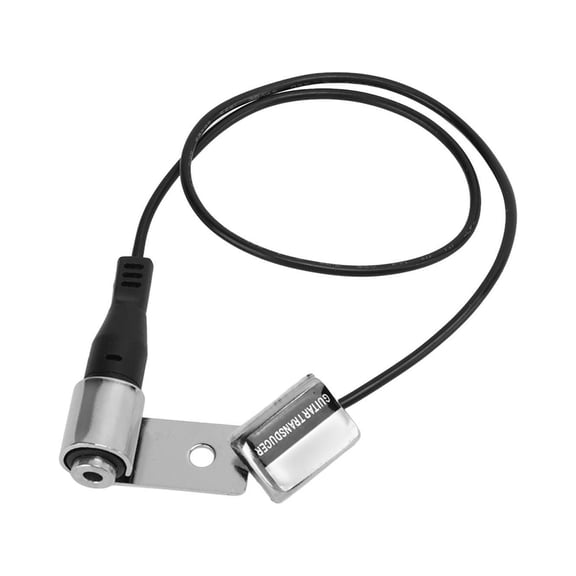 YAHHU Piezo Contact Pickup Metal Piezoelectric Patch Pickups Musical Instrument Accessory for Acoustic Guitar Violin Ukulele Multi-Functional Transducer Black 7.87 inches / 20 cm