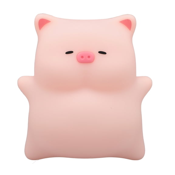YAHHU Piggy Night Light for Kids Silicone 3000K LED Dimmable Rechargeable Bedside Lamp, Portable Nursery Room Light Decor, Cute Pig Silicone Lamp, 5.1 x 4.7 x 2.7 inches / 13.0 x 12.0 x 7.0 cm