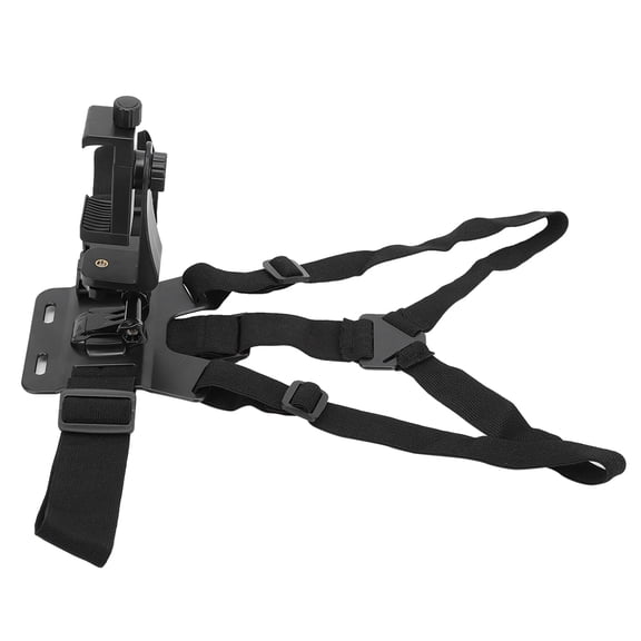 YAHHU Plastic Black Adjustable Chest Harness Strap Convenient Hanging Safety Belt for Gopro Motion Camera