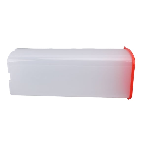 YAHHU Plastic Large Capacity Space Saving Bread Box Keeper with Lid for Home Kitchen Counter Refrigerator Picnic Camping Trips Red
