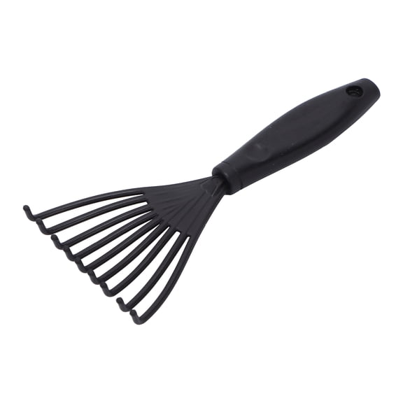 YAHHU Plastic Rake Hair Comb Cleaner Dirt Remover Brush Cleaning Tool for Home Salon Black. Durable and Lightweight Ergonomic Design for Easy Maintenance of All Your Styling Brushes and Combs, 3.2 in