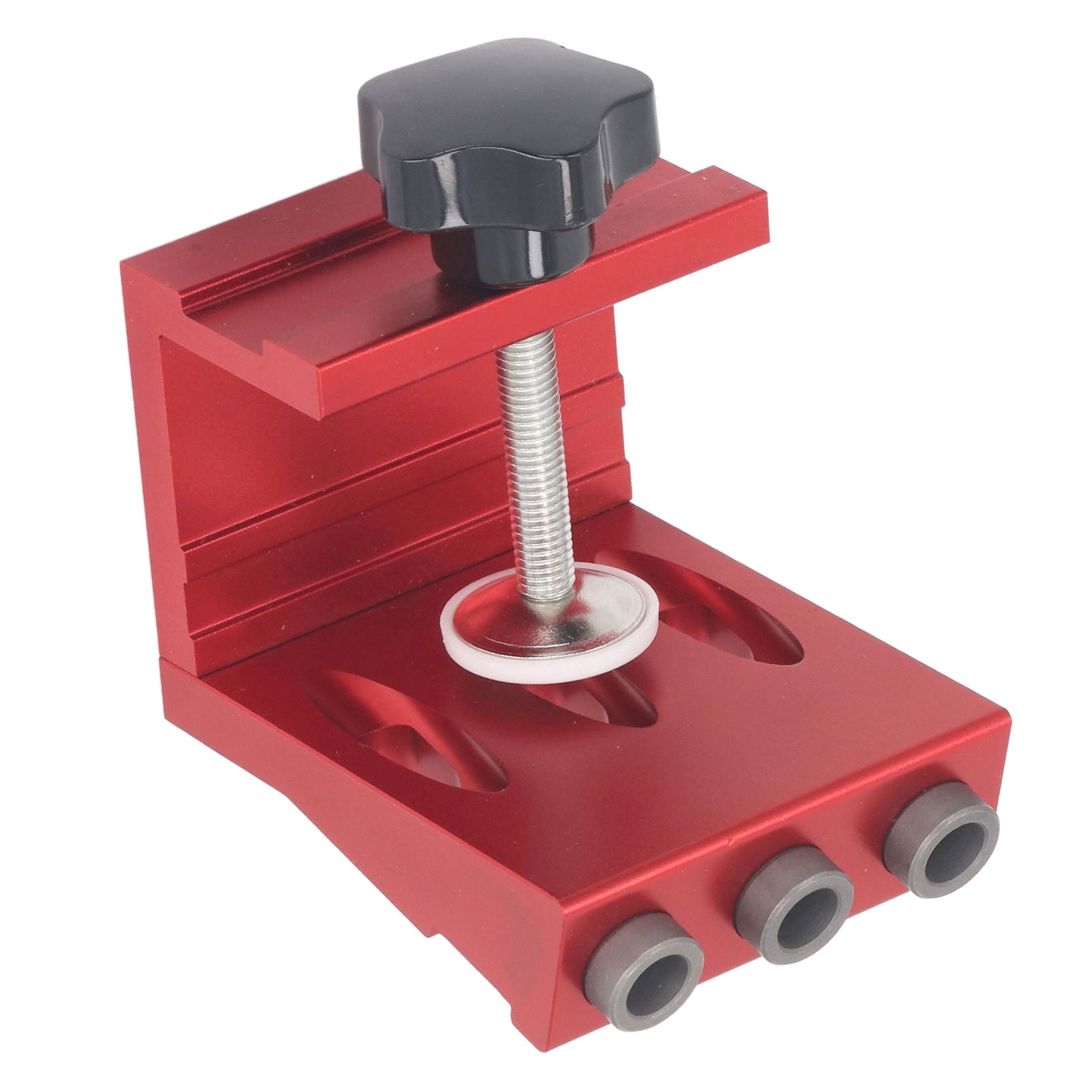 YAHHU Pocket Hole Jig Set Aluminum Alloy Pocket Dowel Hole Jig System For Woodworking DIY Projects Carpenters Drill Guide Angle Tool Portable Wood Joinery Equipment 9.06 inches / 23 cm