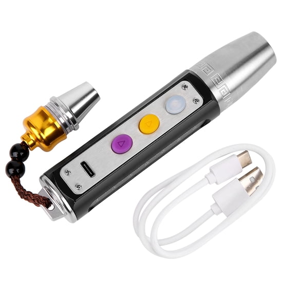 YAHHU Portable 3 LEDs Expert Jades Flashlight Torch USB Rechargeable Jewelry Gems Identification Lights