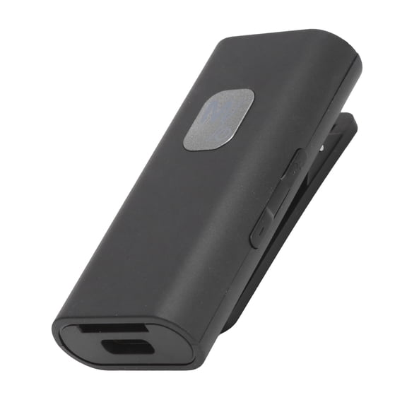 YAHHU Portable Bluetooth 5.0 Clip Audio Receiver Adapter with Built-in Microphone, Memory Card Support, 200mAh Rechargeable Battery for Wireless Headphones and Car Stereo Systems[cite: 1]