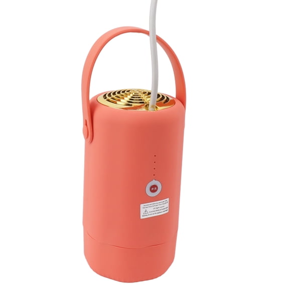 YAHHU Portable Clothes Dryer Home Small Clothing Orange EU Plug 220V Lightweight Compact Travel Dorm RV Apartment Energy Efficient Fast Drying Warm Air Care Appliance