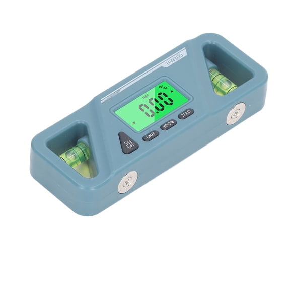 YAHHU Portable Digital Inclinometer Protractor Strong Magnetic Level Gauge for Woodworking Maintenance Tool, Measuring Tool with ABS Material, 5.12 inches / 13 cm