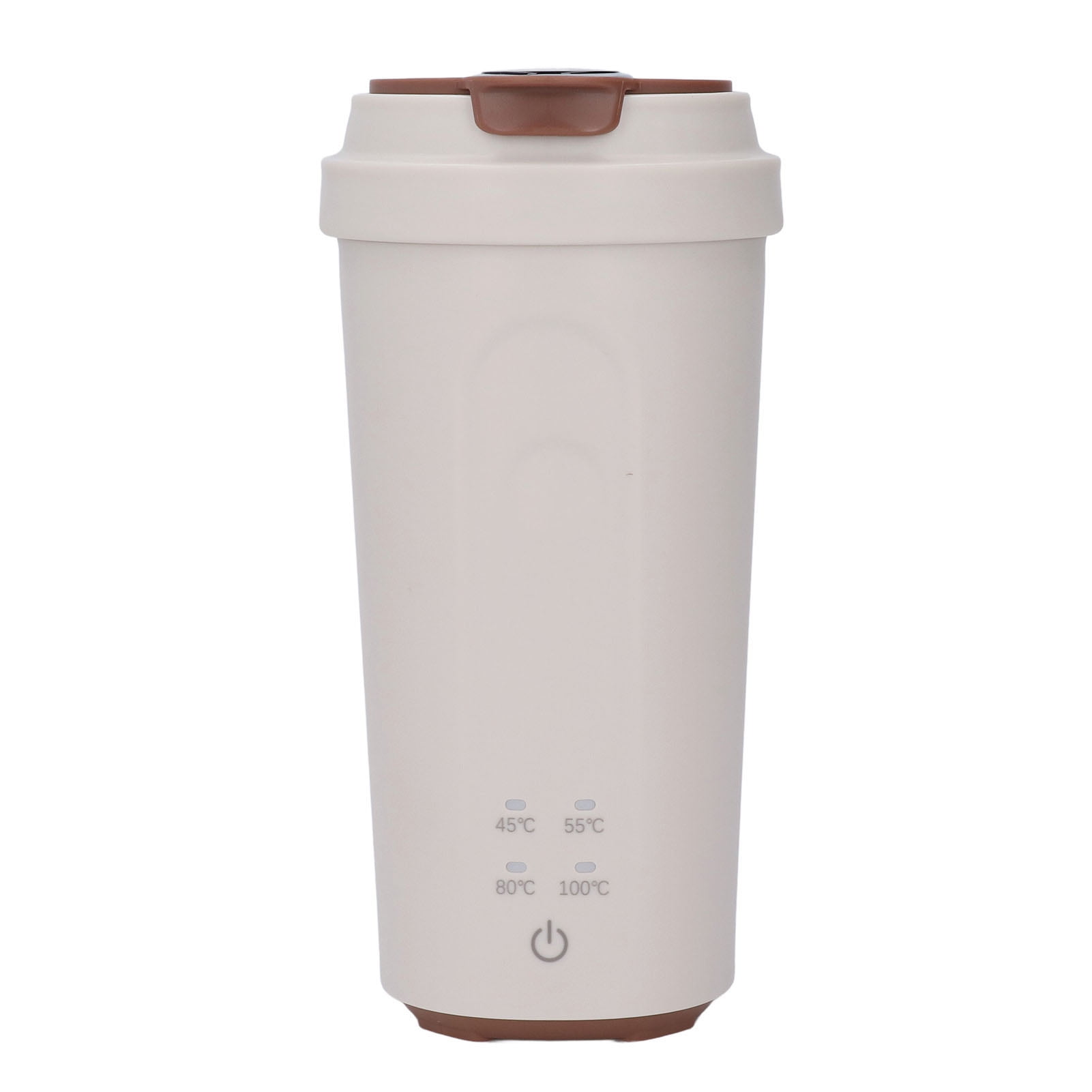 YAHHU Portable Electric Kettle, Stainless Steel 500ml / 16.9 fl oz, 300W Travel Mini Hot Water Insulated Bottle for Tea, Coffee, and Milk, Automatic Shut-Off, Detachable Base, Space Grey