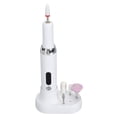 thumbnail image 1 of YAHHU Portable Electric Nail Drill Machine 15000 RPM 3 Gears CW CCW Rotation Rechargeable Polishing Kit with 12 Grinding Heads, White, 1 of 9