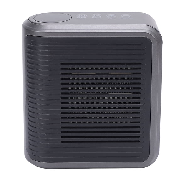 YAHHU Portable Electric Wall Space Heater Multifunctional 800W Fast Heating with Remote Control Built-in Timer Touchscreen Display Room Temperature Detection for Home Office Indoor Use Black