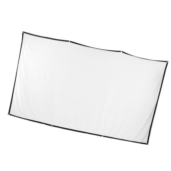 YAHHU Portable Foldable Projector Screen 16:9 Outdoor Projection Double Sided Crease Resist Display For Home Theater Indoor Use 150 inches / 381.0 cm