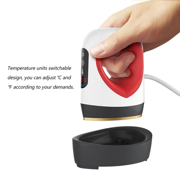 YAHHU Portable Heat Press Machine for T-Shirts and Crafts, 2-in-1 Digital Sublimation Transfer Iron with Dual High Frequency Motors, Fast Heating, US Plug 110V 150W, 8.66 inches / 22 cm