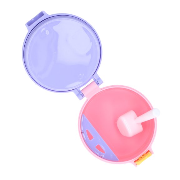 YAHHU Portable Milk Powder Container 250ml 8.45 oz Food Grade PP Baby Formula Dispenser with Scoop Leveler Design Secure Silicon Sealing Infant Food Storage Box Pink