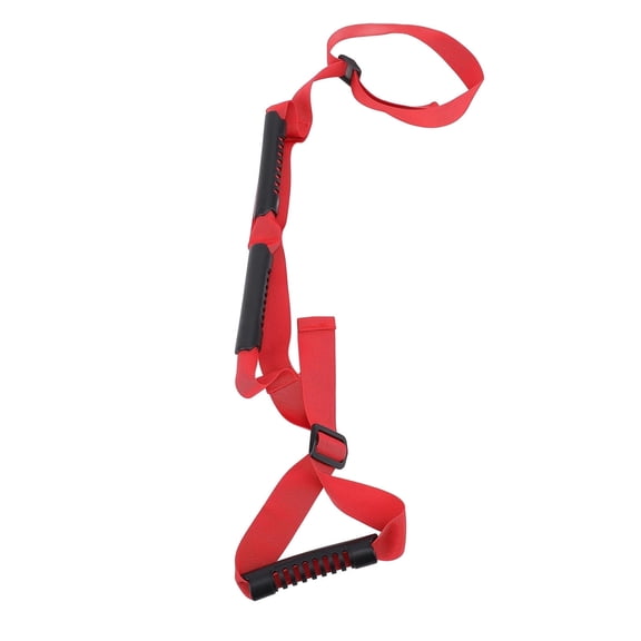 YAHHU Portable Nylon Leg Lifter Strap with Dual Handles  Foot Loop Support for Bed, Car, Wheelchair, Easy Leg Exercises