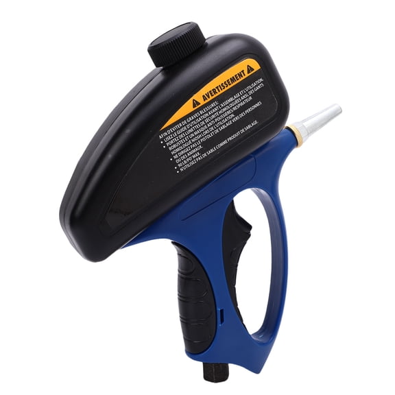 YAHHU Portable Pneumatic Sandblaster Gun 90 PSI 510ml Capacity with ZG1/4 Connector Adjustable Ergonomic Design for Rust Removal and Surface Preparation Handheld Power Sand Blasting Tool