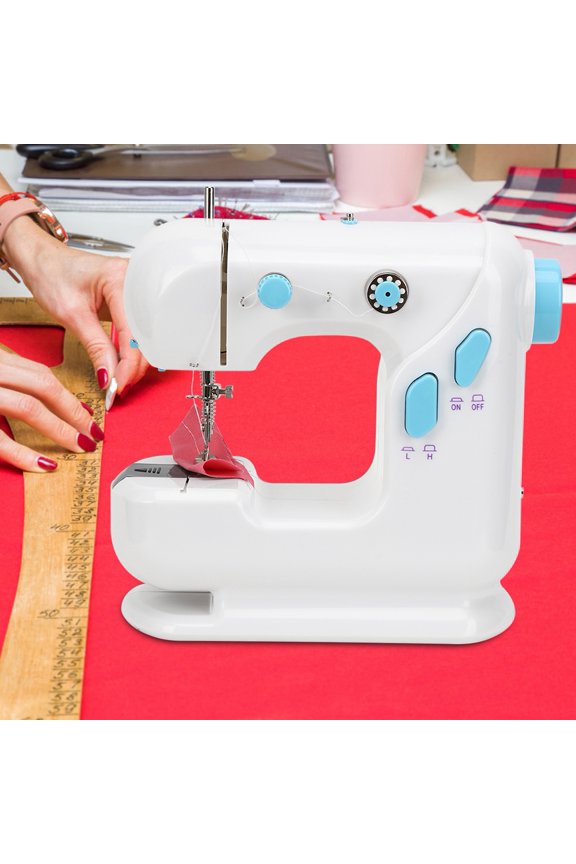 Portable Sewing Machine Mini Embroidery Tool Multifunctional for Household Desktop Upgrade 306 Euro Plug (9.65 x 4.92 x 8.86 inches / 24.5 x 12.5 x 22.5 cm)