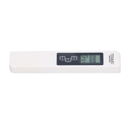YAHHU Portable TDS Meter Digital Water Quality Tester 3-in-1 EC Temp Kit (6.30 inches / 16 cm)