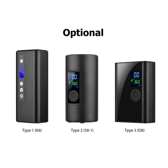 YAHHU Portable Tire Inflator 150 PSI Air Compressor, 2000mAh Battery, Emergency Light & Power Bank Function, Digital Display Pump for Car Bike, Black (5.59x2.36x1.69 inches / 142x60x43 mm)