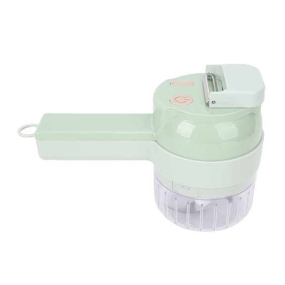 YAHHU Portable USB Rechargeable Handheld Vegetable Chopper  1200mAh Battery, 30Sec AutoShutdown, EasyClean Stainless Steel Attachments