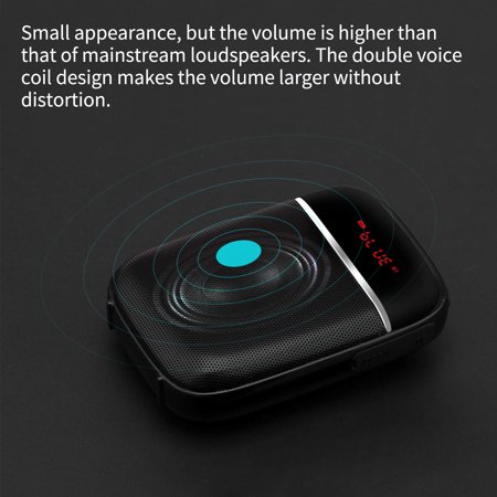YAHHU Portable Voice Amplifier for Teachers with Wired Microphone Headset, Rechargeable Personal BT Speaker Megaphones, Supports FM TF Card for Classroom Meeting Training Tour Guides Promotions