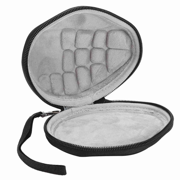 YAHHU Portable Wireless Mouse Storage Bag Hard Shell Carry Case Protective Cover for Logitech MX ERGO Shockproof Travel Organizer Black (17x12x4 cm / 6.69x4.72x1.57 inches)