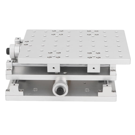 YAHHU Precision 2Axis XY Workbench Aluminum Alloy Manual Linear Platform for Engraving & Marking Machines