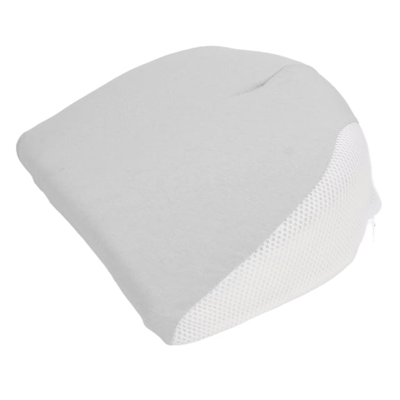 YAHHU Pregnancy Pillow Wedge for Side Sleepers, Memory Foam Maternity Belly Support Cushion with Washable Cotton Cover, Dark Grey (15 x 10.6 inches / 38.1 x 26.9 cm) for Back & Waist Relief