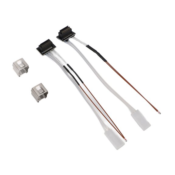 YAHHU Premium 2 Set 24V 48W Ceramic Heater Thermistor Kit with Fixing Clamp Compatible with P1P P1S Combo 3D Printers High Performance Upgrade Parts Measuring 3.46 inches / 88 mm