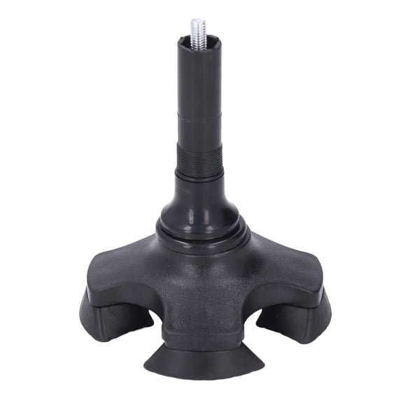 YAHHU Premium ABS/Aluminum Alloy Cane Tip with ShockAbsorbing 4Foot Base, HighTraction Tread, Durable & WaterDrainage Design