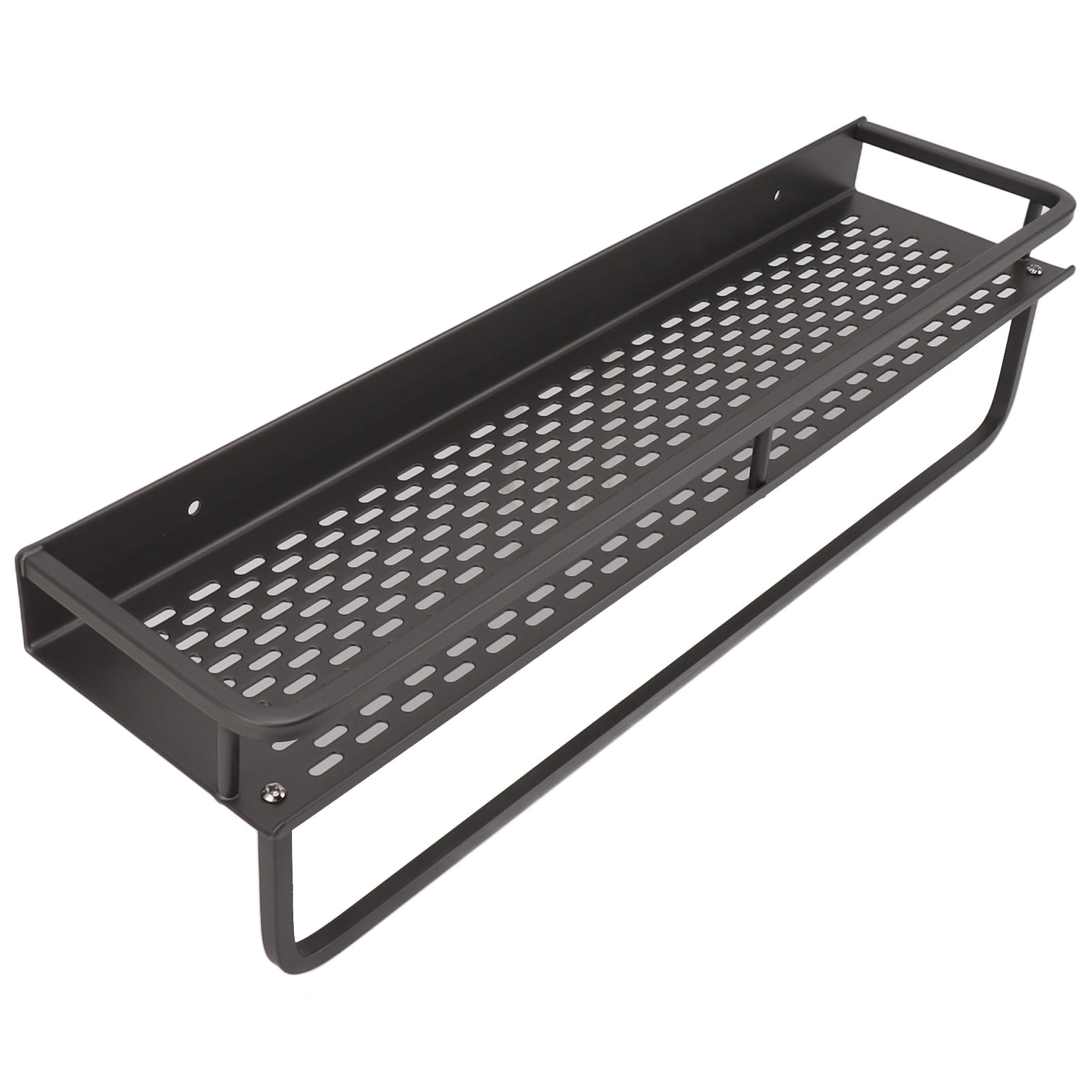 YAHHU Premium Bathroom Shower Caddy Grey Organizer Shelf Easy Install Aluminium Alloy Large Capacity Shower Accessory Storage Rack for Home, 19.7 inches / 50 cm