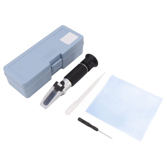 YAHHU Premium Clinical Refractometer Copper Automatic Temperature Compensation Urine Specific Gravity Serum Protein Refractometer for Home (8.27 inches / 21 cm)