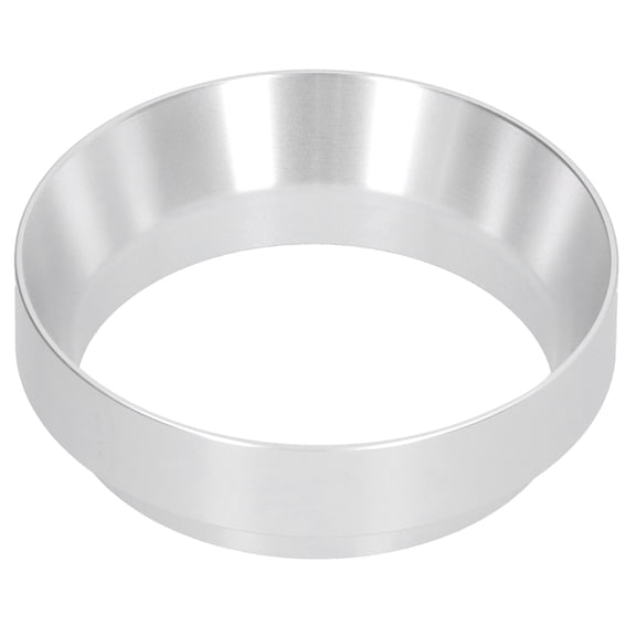 YAHHU Premium Coffee Dosing Ring Replacement with Magnetic Anti Fly Powder Cover Dosing Funnel for 58MM / 2.28 Inches Espresso Machine Portafilters Barista Accessories (Silver)